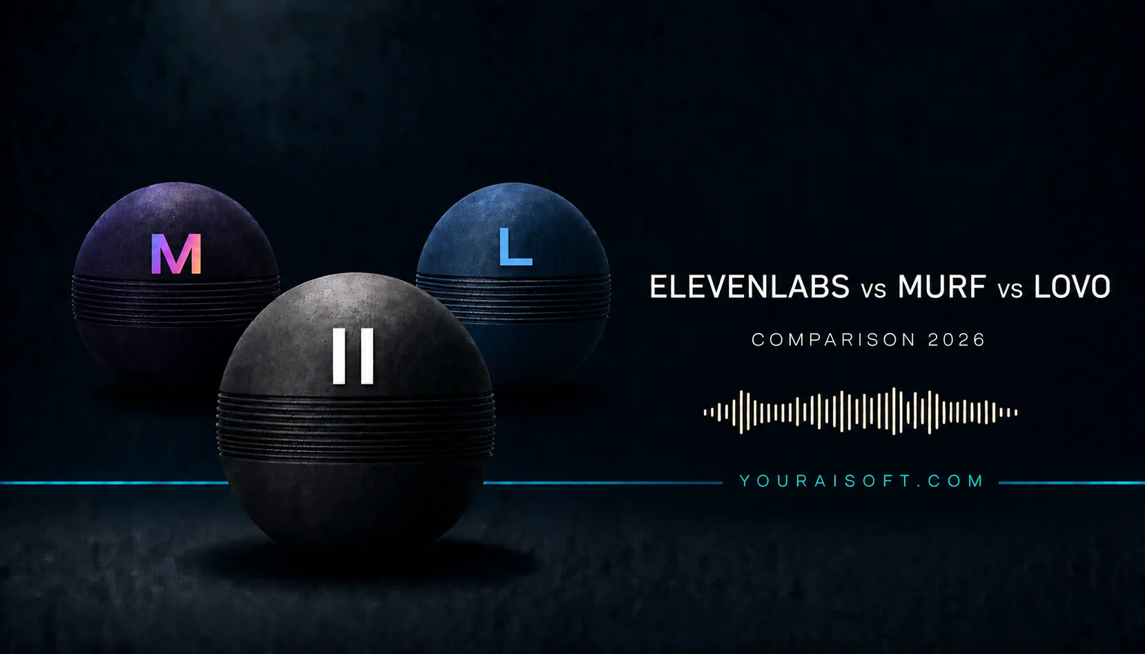 ElevenLabs vs Murf AI vs Lovo AI 2026 voice generator comparison — winners by category